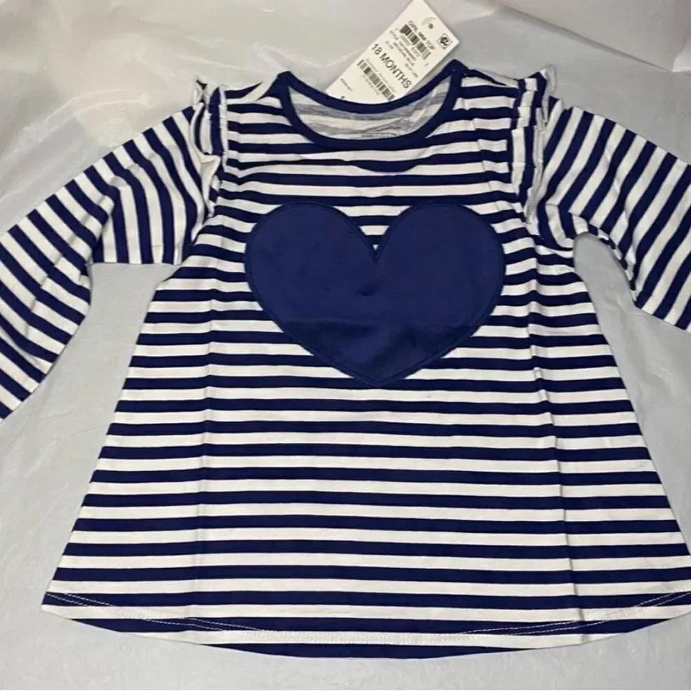 First Impressions baby girl striped shirt Size 18M